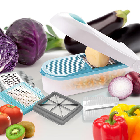 Veggie Dicer plus blau