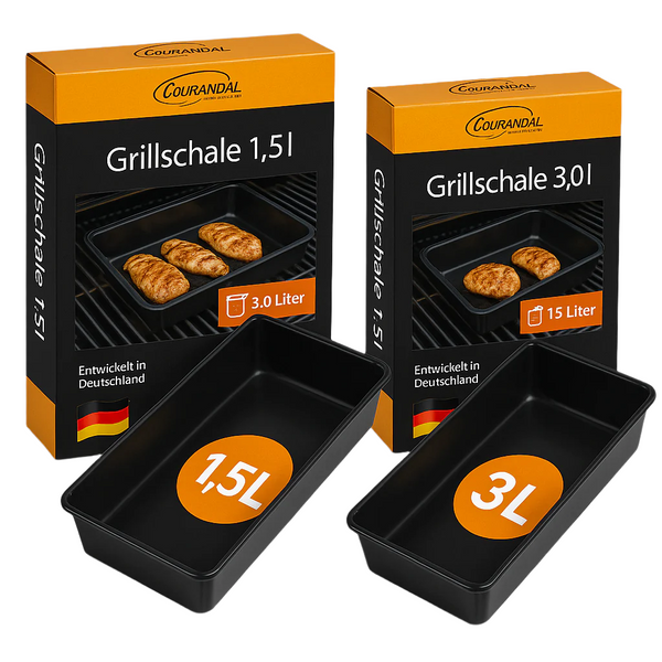 Grillschalen 2er Set | 1.5 & 3 L