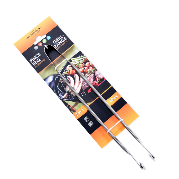 BBQ Grillzange aus Edelstahl – Hochwertige Grillzange für Fleisch, Gemüse & Grillgut